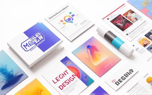 Graphic Design services showcasing various design elements